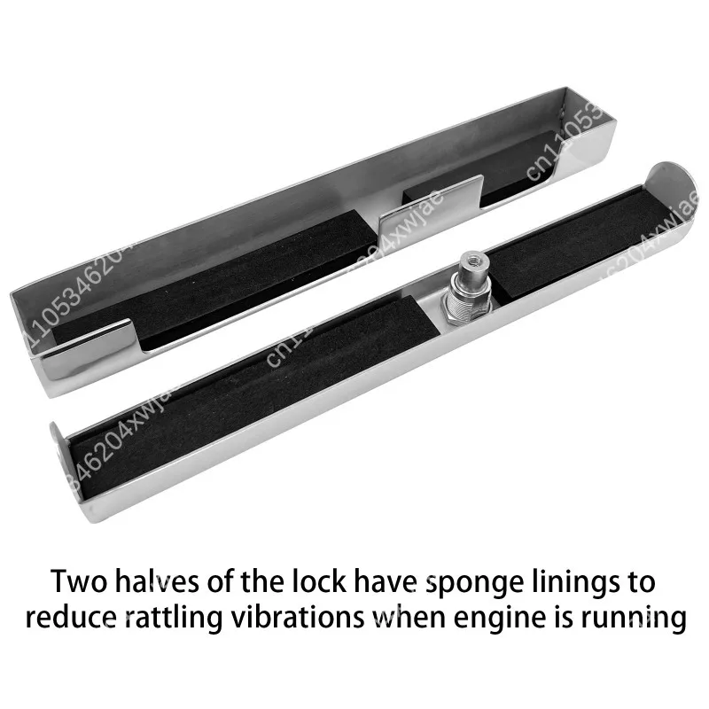 Stainless Steel Outboard Motor Lock Anti Theft Engine Security Lock for Boat Yacht Marine Hardware Accessories