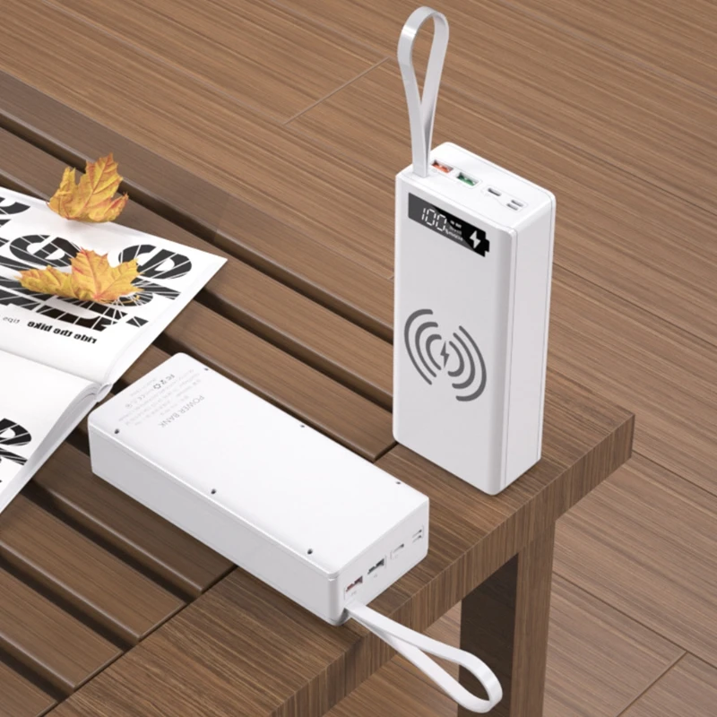 16X18650 Pin Ngân Hàng Cho Ốp Lưng Hộp Bảo Quản Cho PD Sạc Cho Điện Thoại Động Sạc Máy Tính Bảng pin Trang Sức Giọt