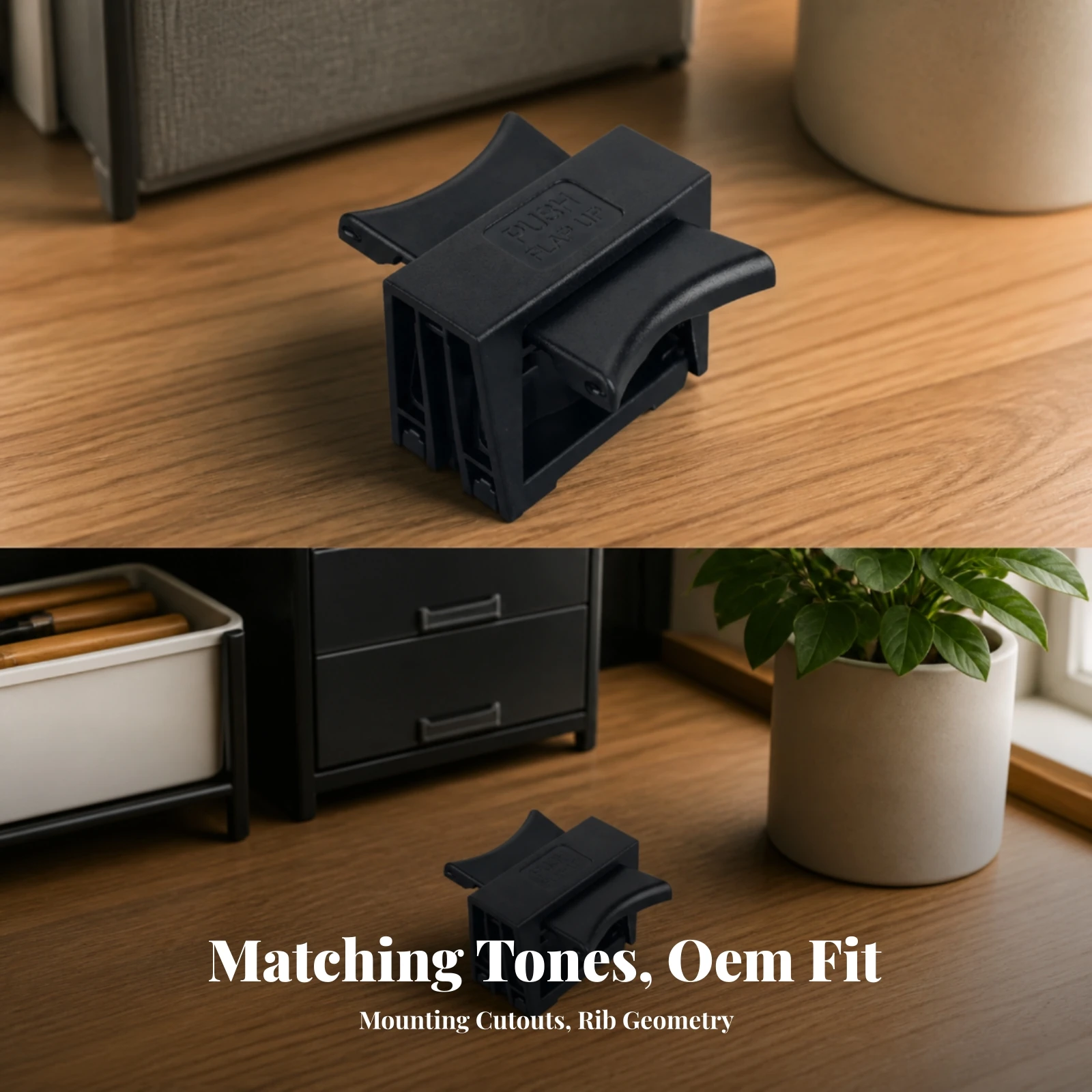 Cup Holder Insert with Flip-up Flap Spring-Loaded Center Console Cup Holder Insert Auto Part Stable Compact for Car Owners