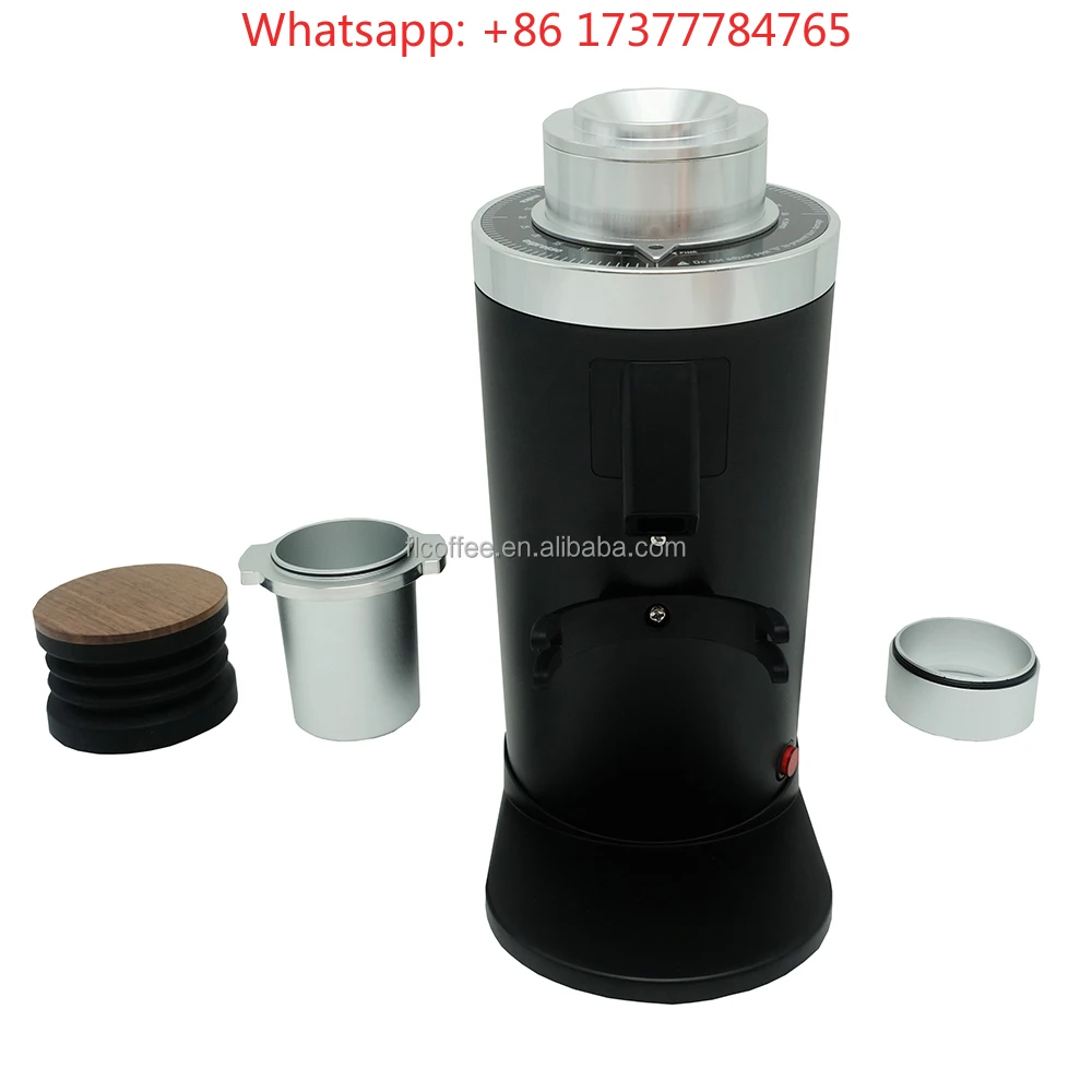 Commercial Burr Espresso Coffee Mill Grinder Small Electric Automatic Vertical Home Bean Grinding Milling Machine