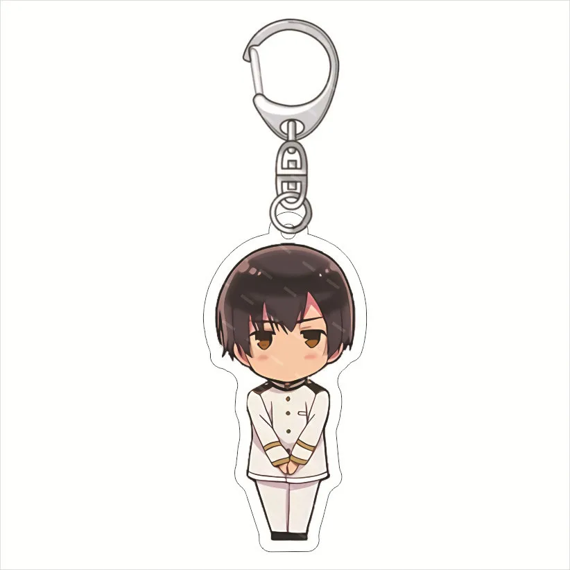 Axis Powers Anime Acrylic Fun Keychain Animation Related Products Gift Key Chain Bag Charms Souvenir Creative Pendant Jewelry