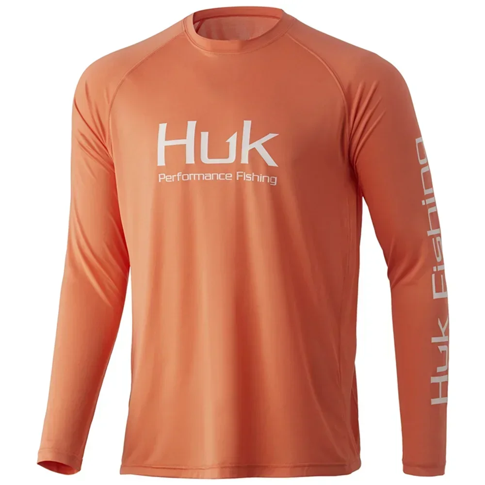 Autumn Fishing Apparel Sun Protection Men Fishing Clothing Long Sleeve Breathable UPF 50+ Performance Shirts y2k Men's clothing