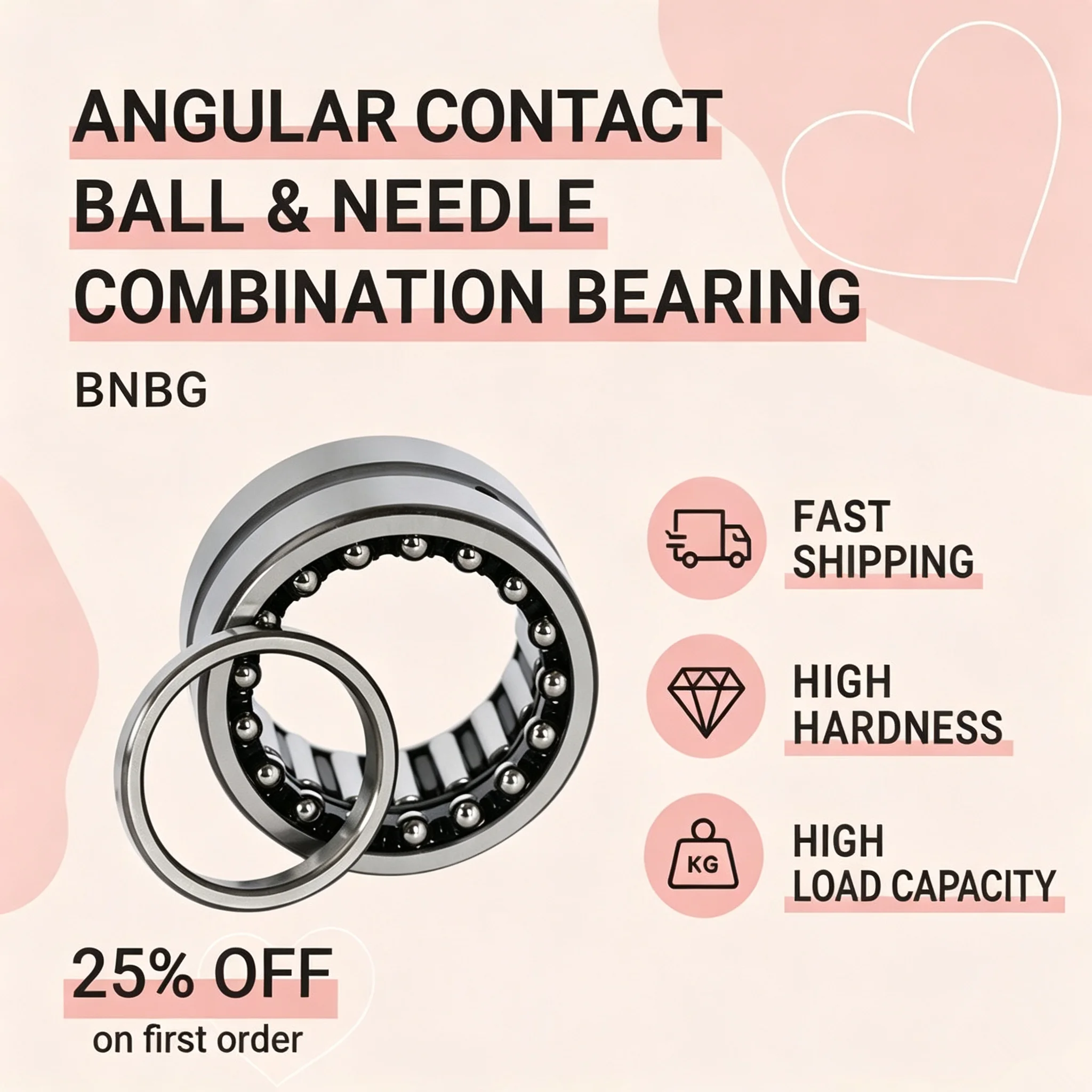 Combination Bearing NATA5910 NATA5911 NATA5912 NATA5913 NATA5914 Needle Contact NATB5910 NATB5911 NATB5912 NATB5913 NATB5914