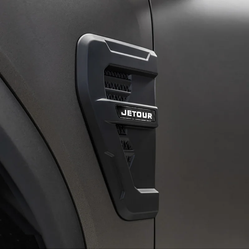 

For Jetour Traveller T2 Luminous Leaf Board Car Accessories LED Leaf Board Light Black Exterior Decoration