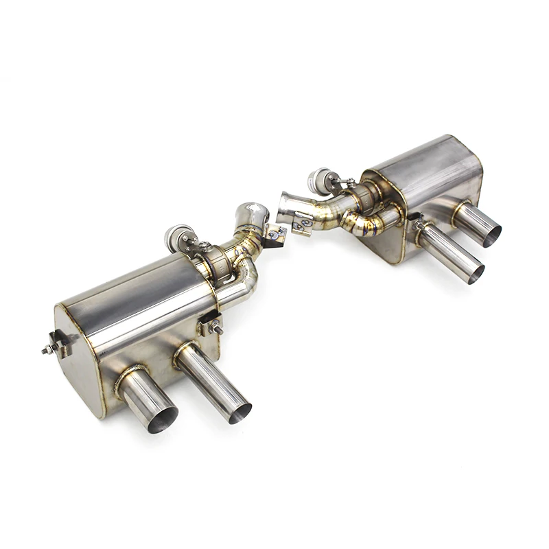 YD Tuning Rear Back Exhaust For Ferrari FF 6.3 2011- 2016 Titanium Exhaust Rear Muffler Pipe Escape Car Exhaust System