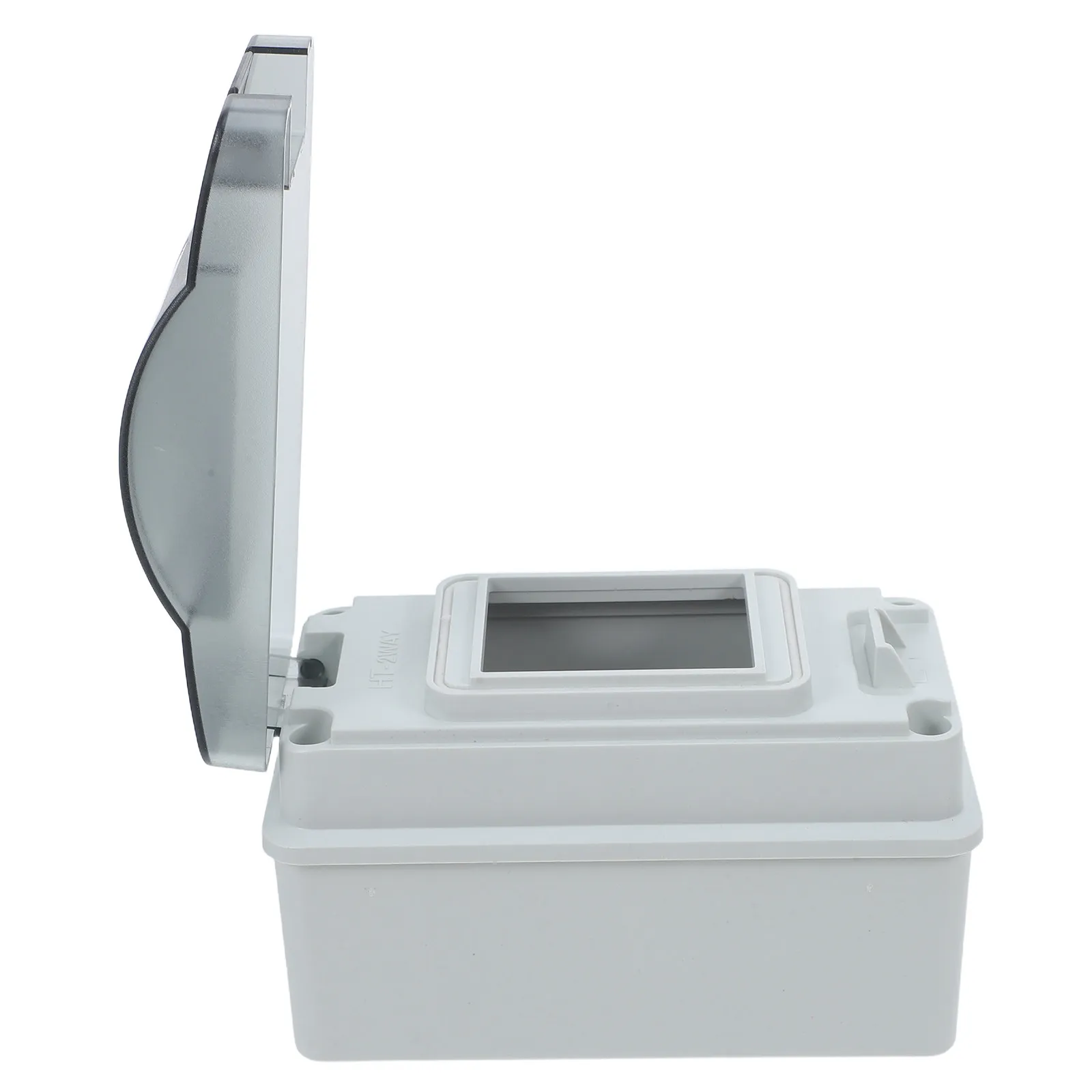 Waterproof Electrical Distribution Box IP65 Weatherproof Wall Mounted Circuit Box Flip Cover Transparent Access for Outdoor Home