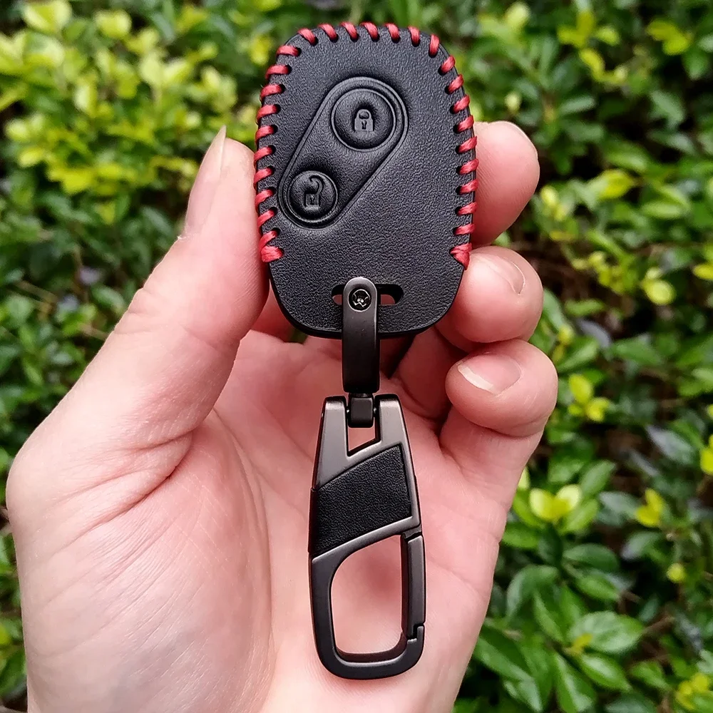 Para Honda Accord 7 Jazz FRV Civic CR-V 2008 Crz Insight Fit SRV Chord 7 Gr8 150R 2 botones funda de cuero para llave de coche mando a distancia