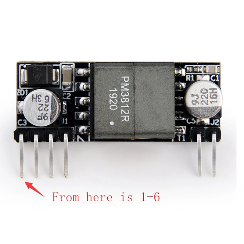 블랙 PCB POE 모듈, DP1435, 5V 2.4A IEEE802.3Af, 커패시턴스 없음, 100M 1000M POE 모듈 지원