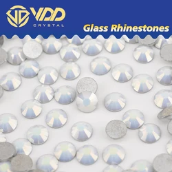 VDD 450 White-Glaze SS6-SS30 High Quality Glass Rhinestones Crystal Flatback Glitter Strass Stones For Nail Art DIY Decorations