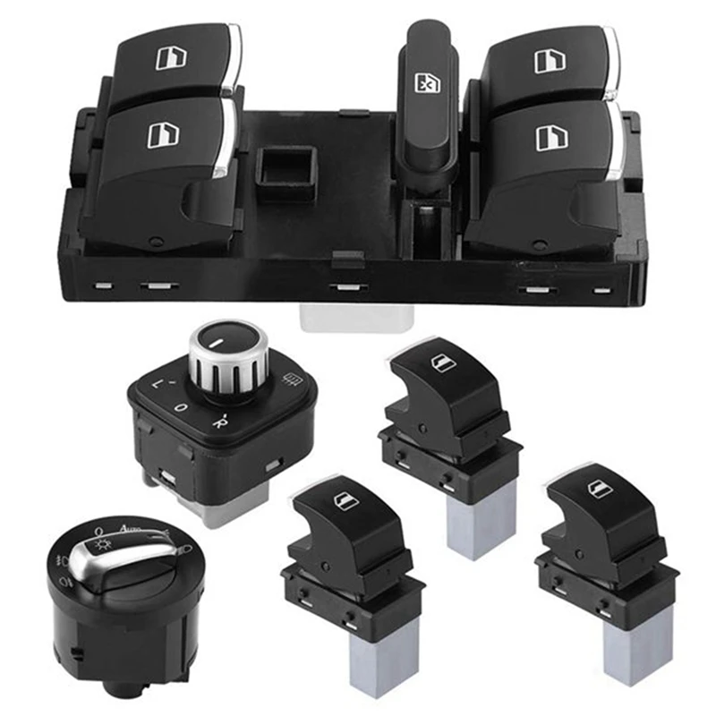 

30Pcs Window Mirror Headlight Switch Set 5ND 959 565A 5ND 959 5ND941431B For VW Golf MK5 6 Jetta MK5 Passat B6 Tiguan