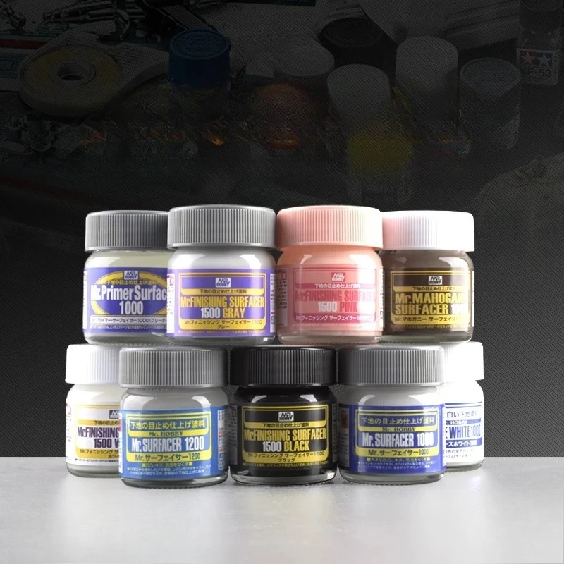 40ml-bottle Water Replenishing Soil Model Paint DIY Model Assembly Making Coloring Primer Enhancing Texture Covering Defects