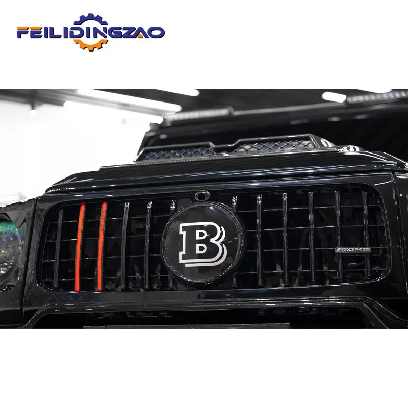 Front and rear bumper headlight assembly grille support vane rearview mirror body kit for Mercedes G-Class W463  to B-Brabus