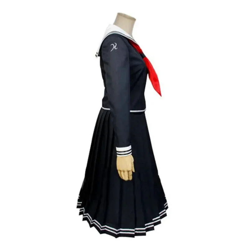 Danganronpa Toko Fukawa Fantasia Cosplay para Mulheres, Vestidos Anime, Uniforme Escolar, Conjunto Completo Trajes de Halloween, Novo Jogo