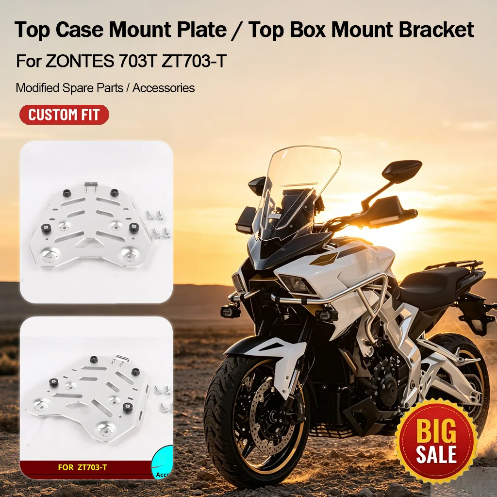 Luggage Cover Protector - Motorfiets Achterbagagerek Top Case Mount Plaat