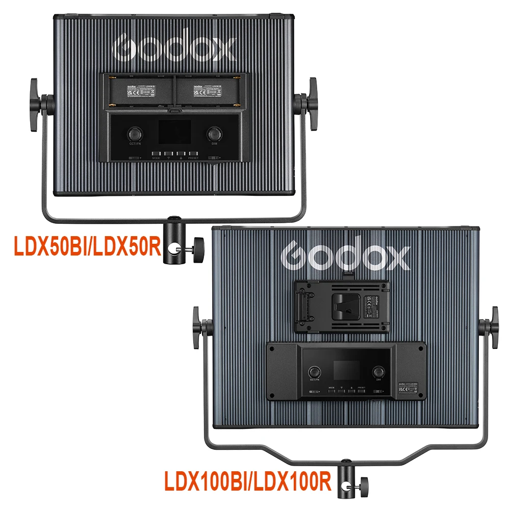 Godox LDX50R LDX50Bi LDX100R LDX100Bi RGB / Bi-Color LED Panel Fill Light APP Control Live Video Photo Continuous Lighting