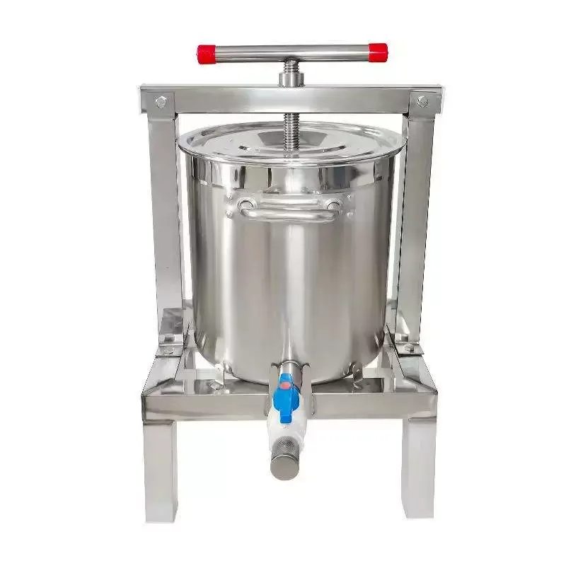 Fully Enclosed Stainless Steel Honey Press Machine Small Beeswax Honey Squeezer Wild Honey Juice Pressing Equipment