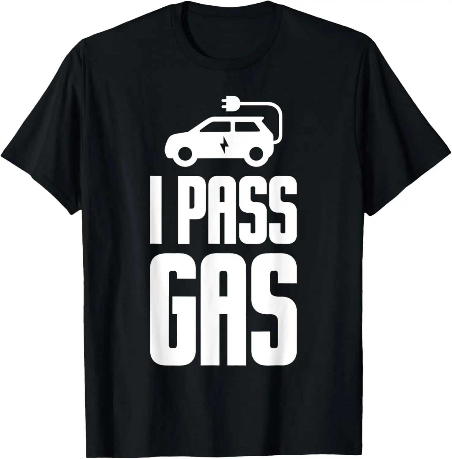 

Футболка I Pass Gas Supercharge — E Cars Driver EV Electric Car