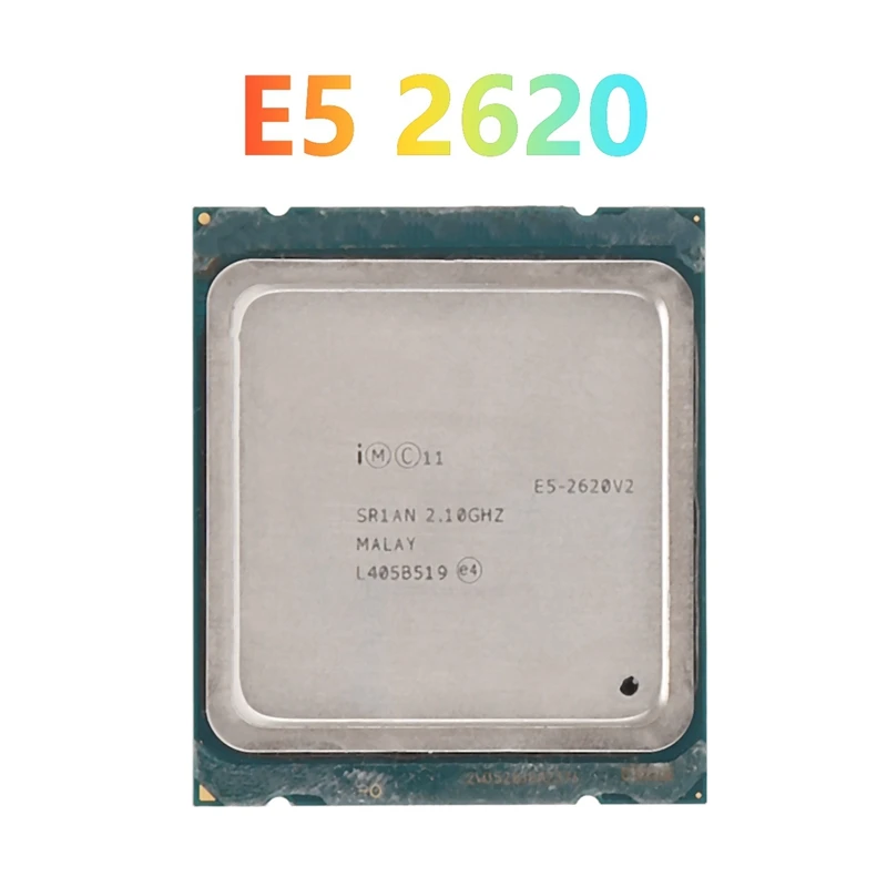 For Xeon E5 2620 V2 CPU LGA2011 Pin Processor CPU For X79 BTC Mining Motherboard For X79 Motherboard DDR3 RAM