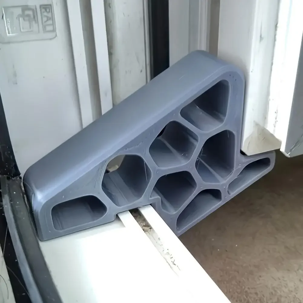 Heavy Duty Door Stopper 3D Printed Non Slip Wedge For Balcony Window Door Security Easy Install Home Office Kitchen Bathroom