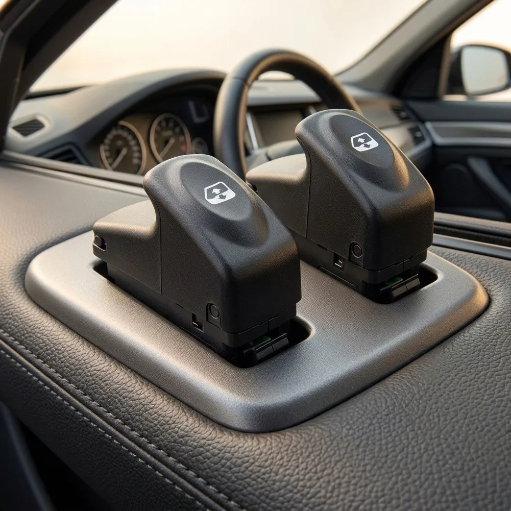 2Pcs Car Power Window Switch For Renault For Kangoo Megane Clio 7700307605 Interior Parts Easy Installation view 4