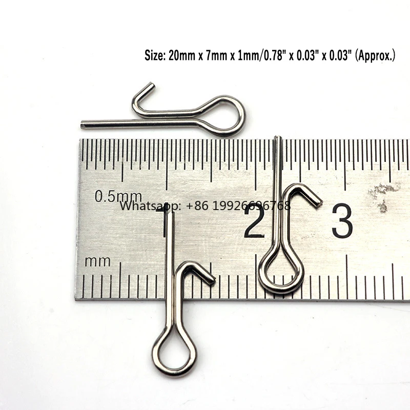 

Wholesale Assist Soft Fishing Lures Bait Stinger Spike Hook Treble Hook Connecting Pins Fixed Lock Accessories Tools factory
