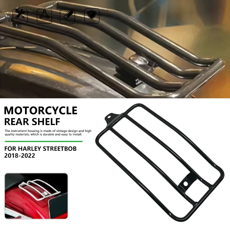 portapacchi-posteriore-per-moto-harley-softail-slim-standard-street-bob-fxbb-2018-2023-supporto-per-carico-e-trasporto
