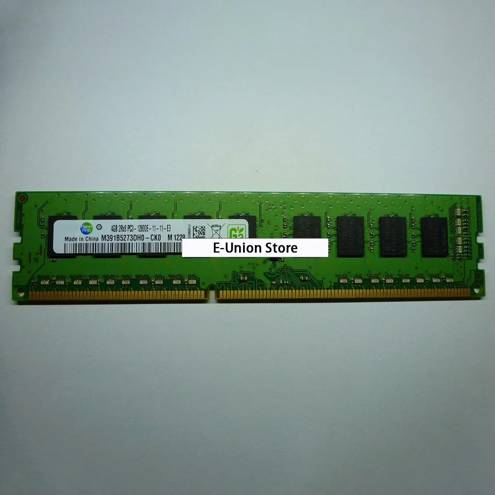 2PCS M391B5273DH0-CK0 RAM For Samsung 4GB DDR3 1600MHz ECC 2RX8 PC3-12800E Server Memory Works Perfectly Fast Ship High Quality