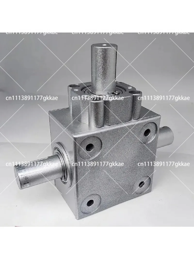 T-Type 20mm Output Shaft 2.5 Module 16 Tooth 90 Degree Right Angle Steering Gearbox Reversing Gear Reducer