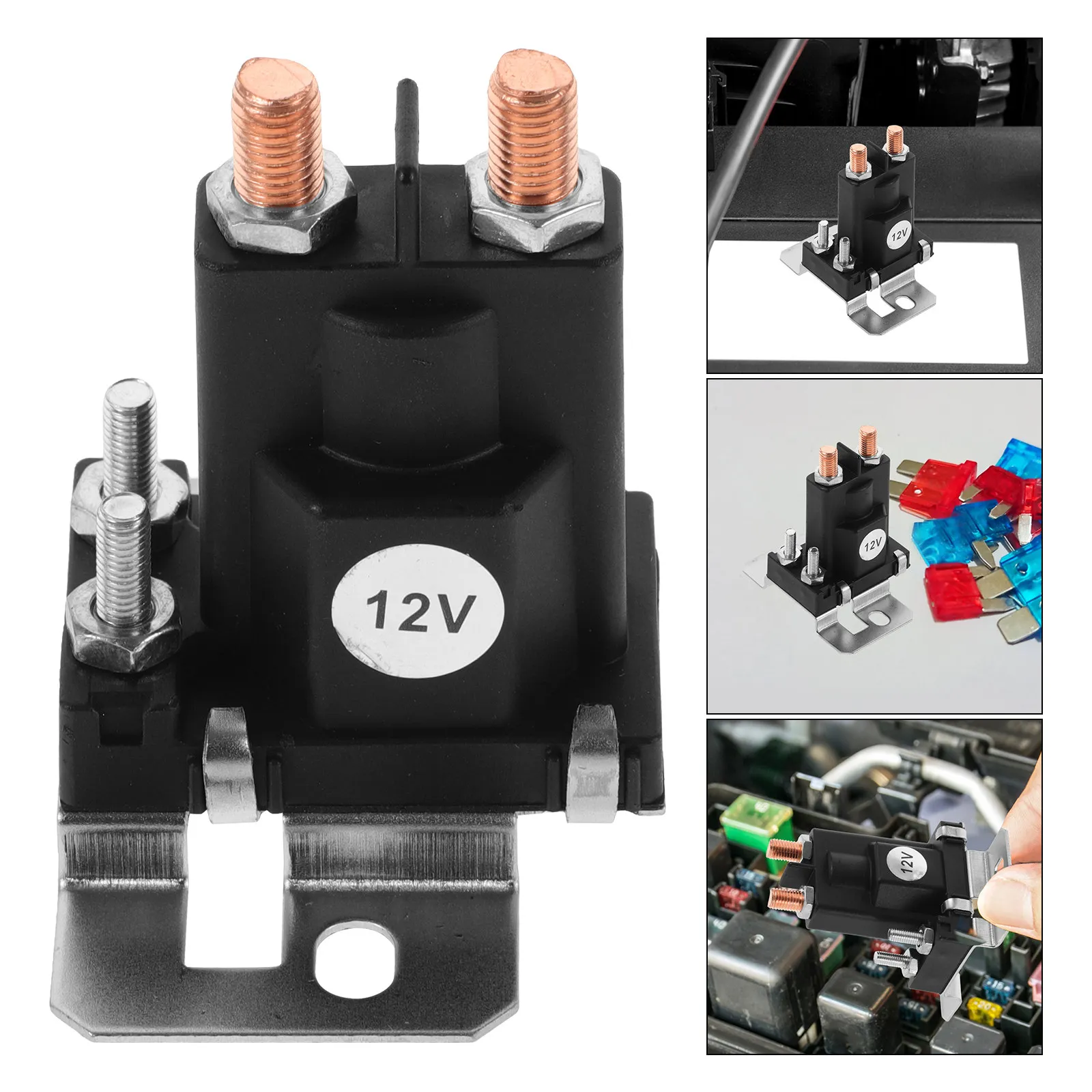 

Автомобильное реле 12В, сильноточное, для стартера автомобиля, лодки, грузовика, надежный электрический модуль управления, быстродействующая система