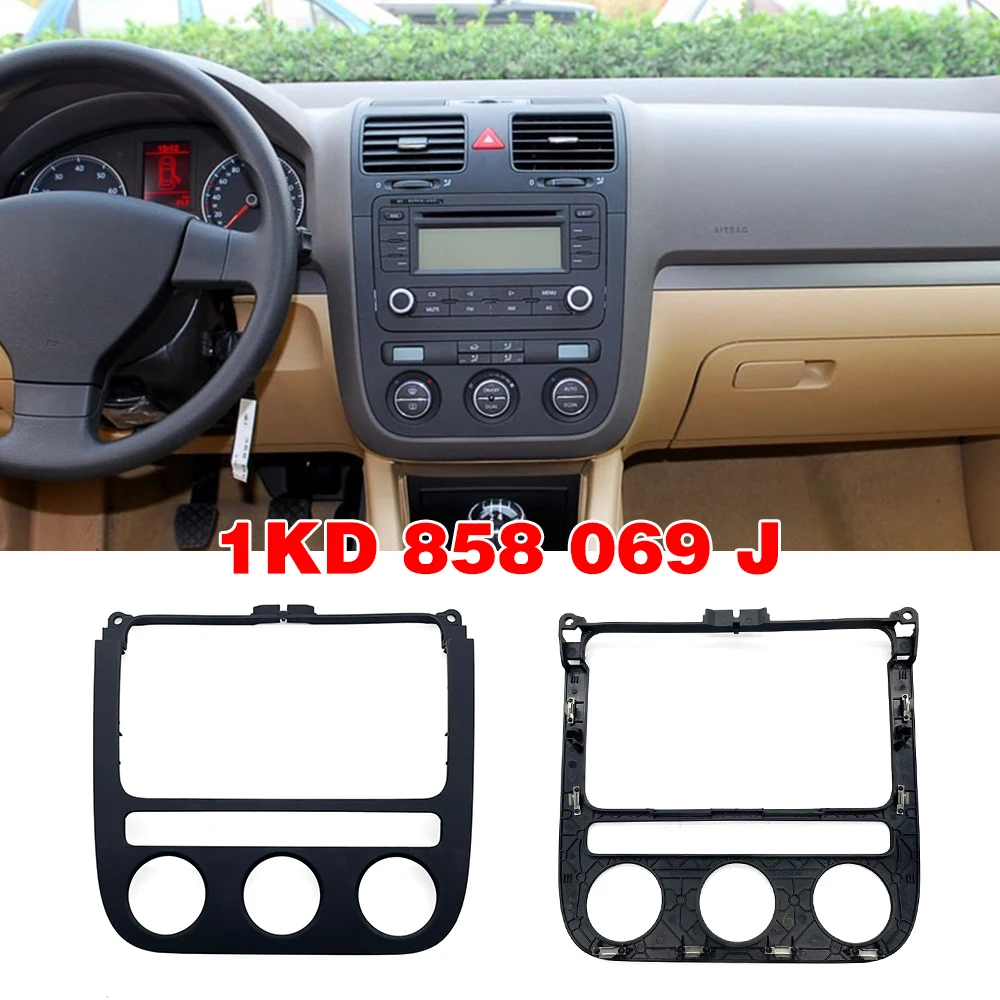 For VW PQ platform Jetta automatic and manual air conditioning panel frame 1KD 858 069 J 1KD858069J 1KD858069 1KD 858 069