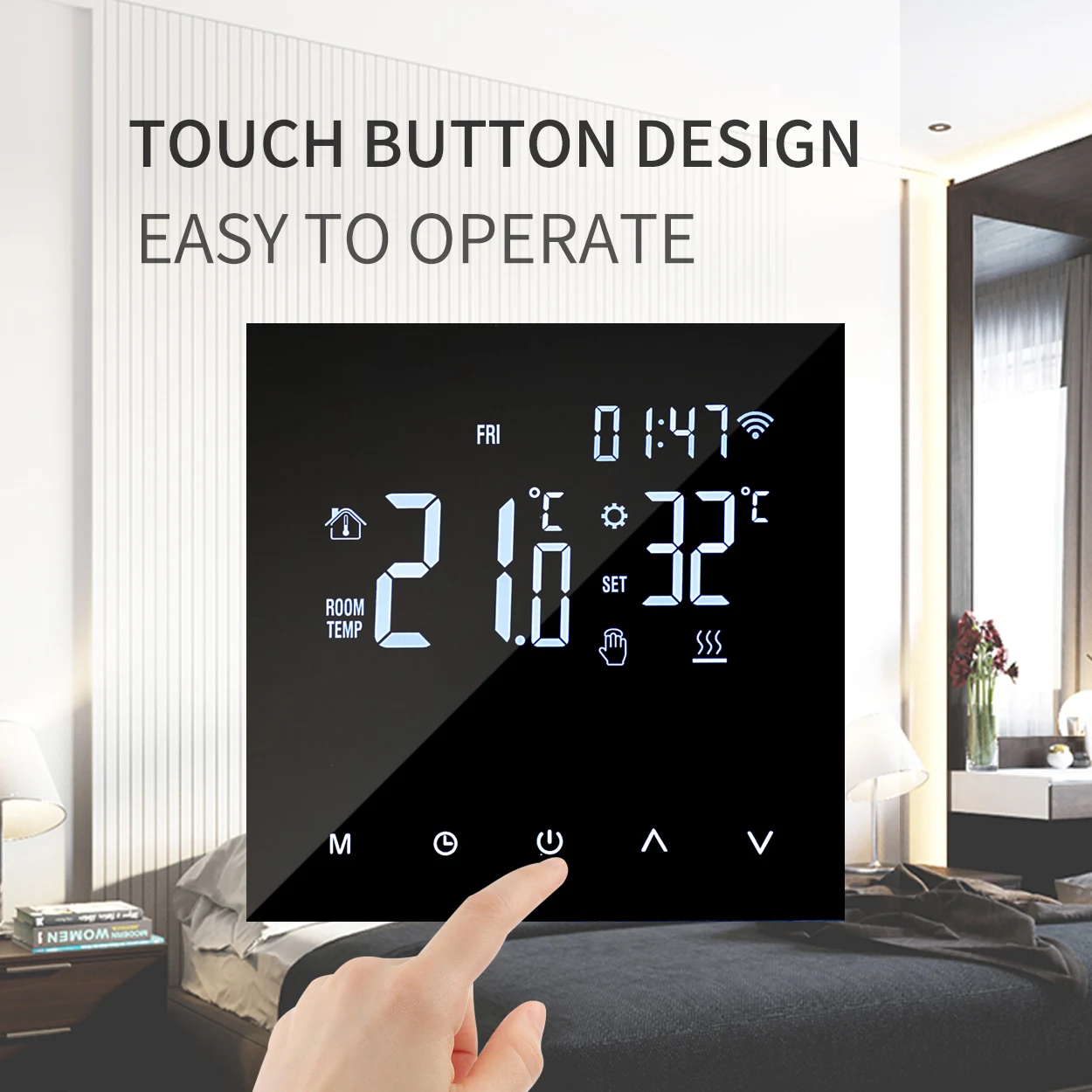 Tuya Smart Home WiFi Heating Thermostat Warm Underfloor Regulator 220V Electric/Water Gas Boiler Temperature Controller Alexa