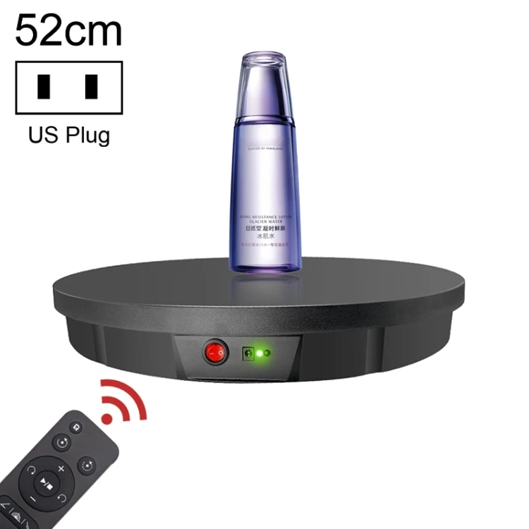 Wholesale 52cm Remote Control Electric Rotating Turntable Display Stand Video Shooting Props Turntable with Charging Power