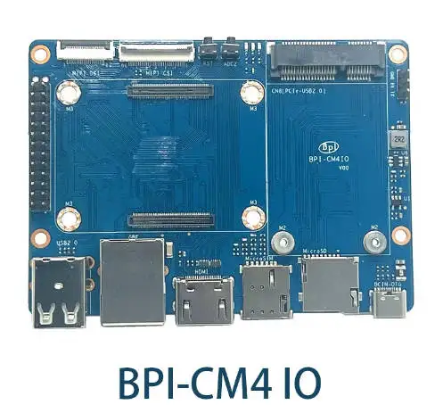 Ana pi BPI-CM4 amlogic a311d,クアッドコアアーム,Cortex-A73 g,lpddr4,16g,emmc,minipcie,26pin,hdmi出力,Android,Linuxでの実行