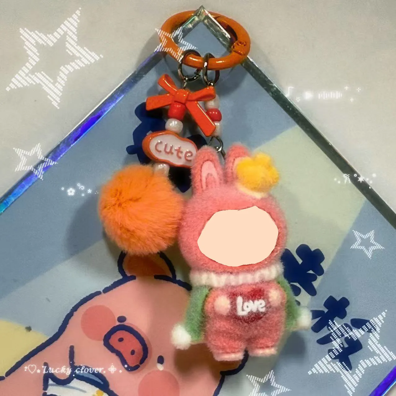 1PCSNew سلسلة المفاتيح الصغيرة الكرتون الإبداعية ثلاثية الأبعاد دمية الطلاب المدرسية قلادة سيارة مفتاح سلسلة النساء الرجال يعرض 2025