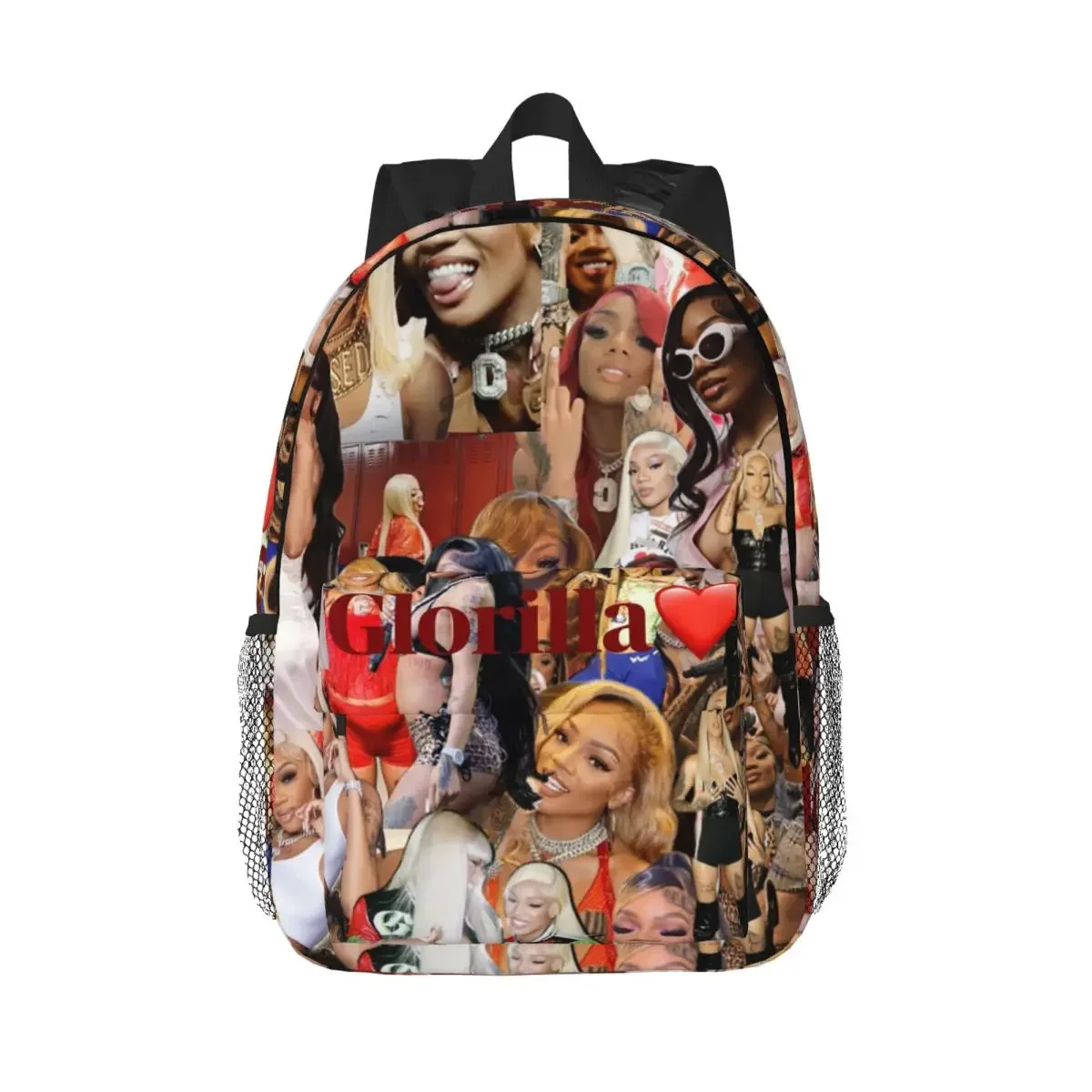 

GloRilla Rapper Hip Hop Backpack Hot Sale Daypack Large Capacity Boy Girl BookBag Shoulder Bag for Men Women Children School Bag