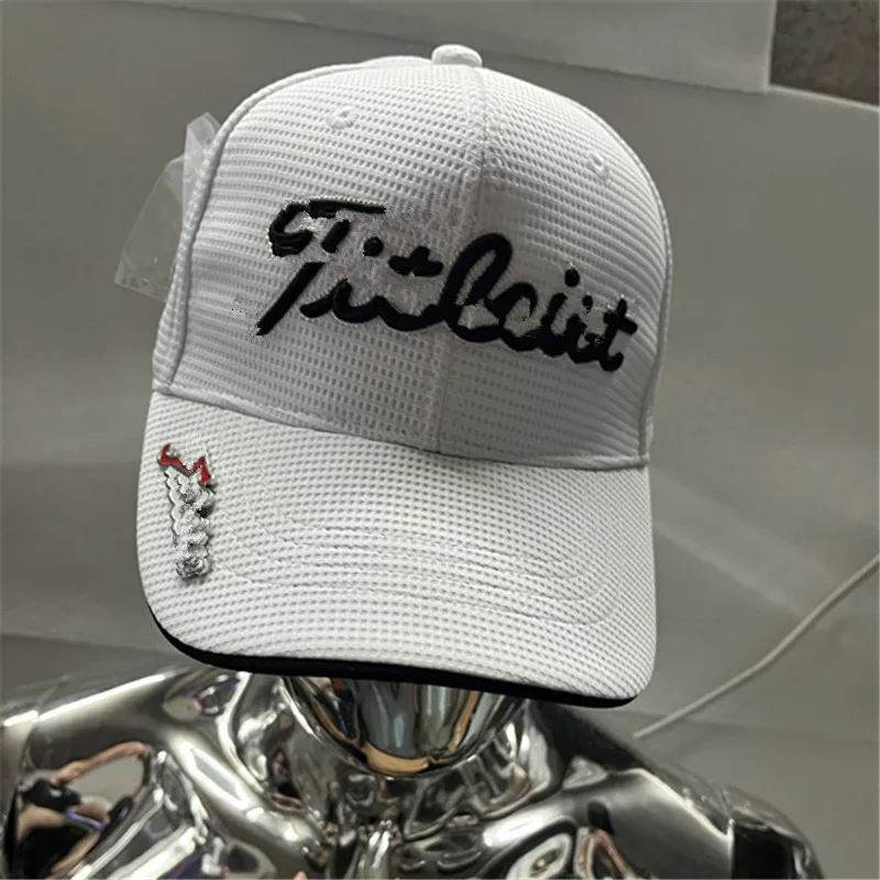 Golf Caps Adjustable Hats Outdoor Sport Duckbill Cap For Men Women breathable Sun Hat Cotton Embroidery Black White Golf Hat