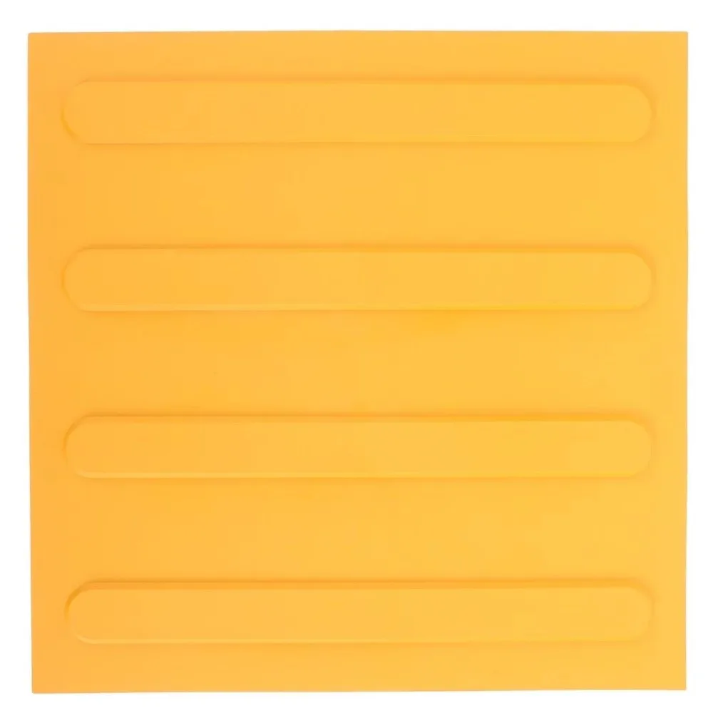 PVC Blind Road Brick Durable Tactile Paving Walkway Floor Stickers Safety Navigation Tiles For Roadway Pathway Street Sidewalk