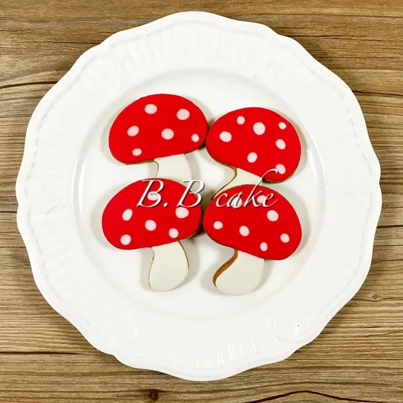 

Mushroom Stainless Steel Cookie Cutter Baking Biscuit Molds Fondant Cake Decorating Pastry Tool Patisserie