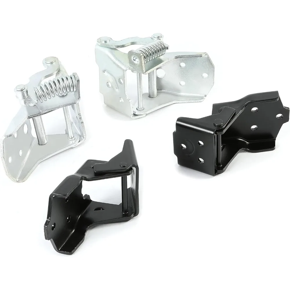 طقم مفصلات الباب الأمامي لسيارة كامارو إمبالا فايربيرد - طقم مكون من 4 قطع مع مفصلات علوية وسفلية، أجزاء متوافقة جديدة