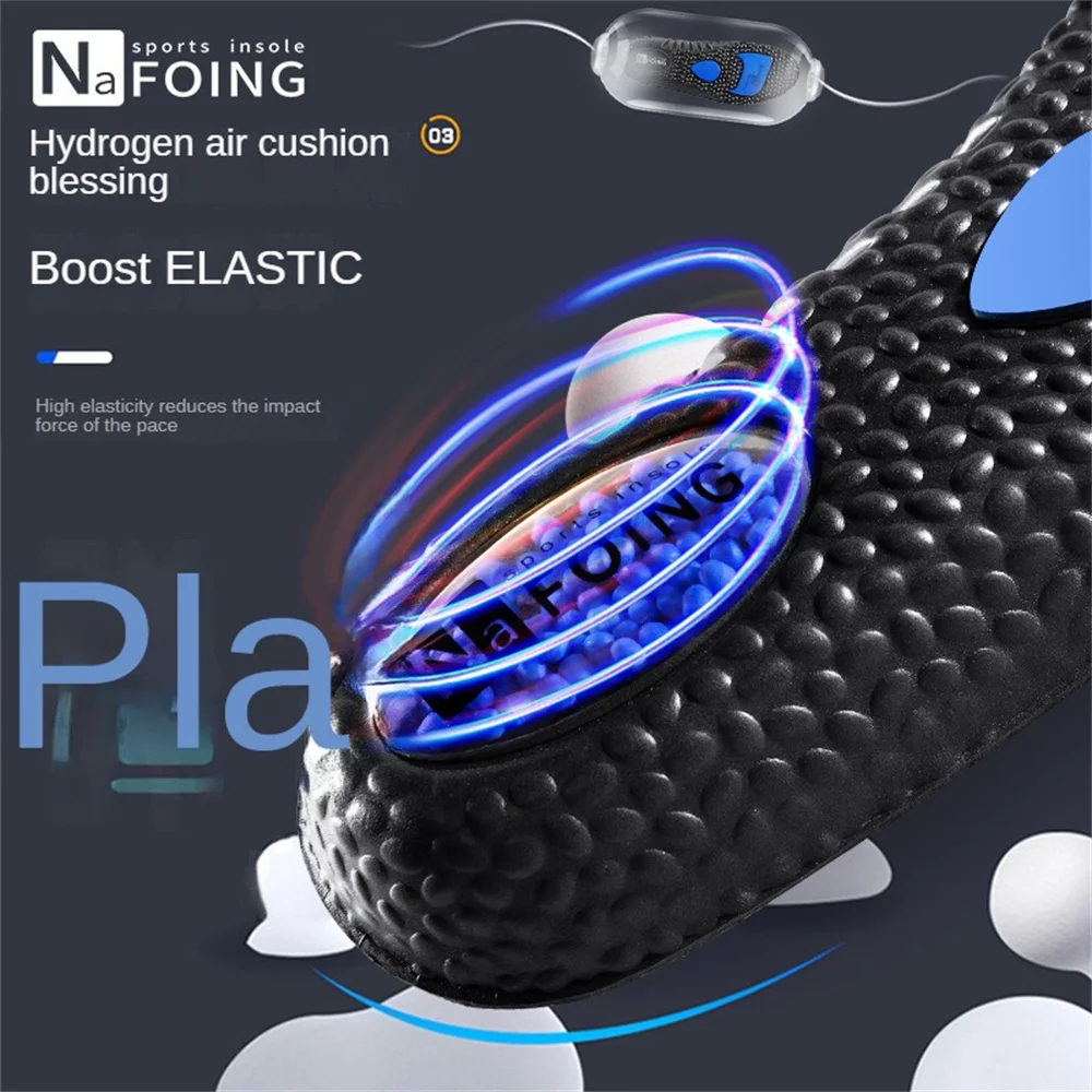 1 Pair Sport Insoles for Shoes EVA Air Cushion Sole Soft Shock Absorption Deodorant Breathable Running Orthopedic Insoles image 3