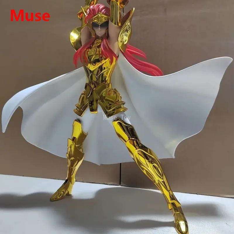 In Stock Saint Seiya Myth Cloth New 1/6 Electroplating Gold Saints Aquarius OCE Color Statue Magnetically Mounted Action Figures