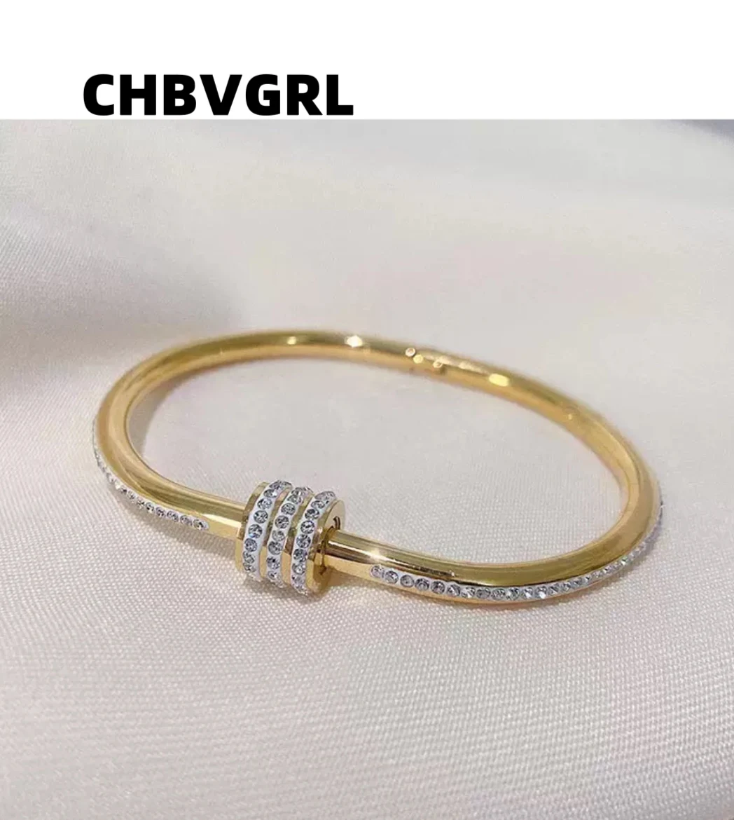 

High-quality titanium steel bracelet, luxurious and high-end design, Korean version, design sense, couple simple bracelet, hot