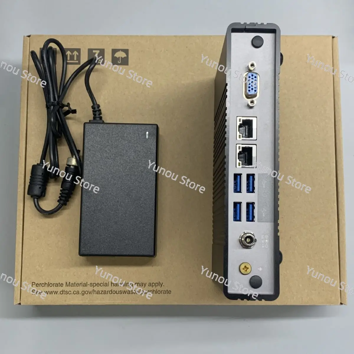 Industrial Computer with Dual Network Port, Fanless Small Host, New, Original, IE-AP300, M.2 2230