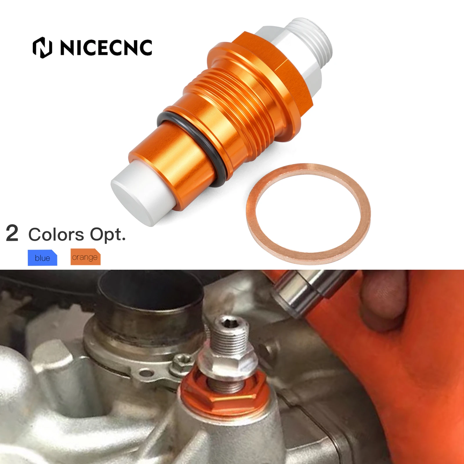 

Для KTM EXC 250F 350F 2023 EXCF XCF SXF 250 2007-2022 350 2011-2022 FREERIDE 350 13-15 Натяжитель привода вала цепи ГРМ