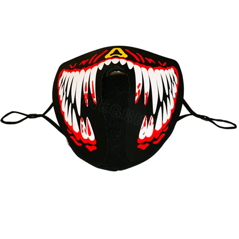 

Halloween voice-activated glowing mask