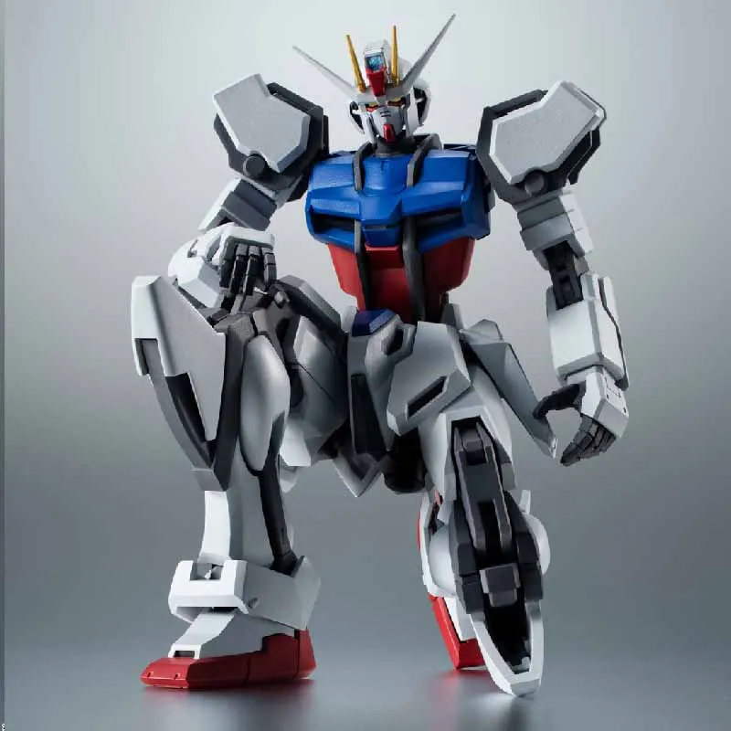 Bandai – figurine originale ROBOT Anime ZGMF-1017 GINN STRIKE GUNDAM, jouets d'action pour garçons/filles/enfants/cadeau de noël