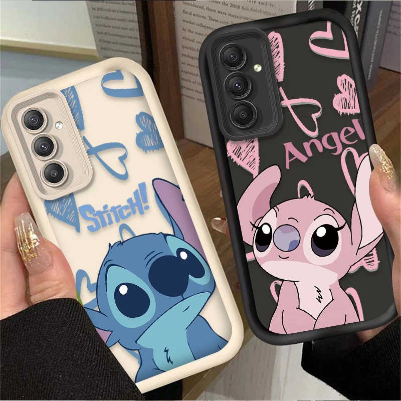 زوجين ديزني غرزة الحال بالنسبة لسامسونج غالاكسي A54 A05 A05S A34 A24 A14 A53 A33 A23 A13 A52 A52S A32 A22 A12 A71 A51 A31 A50 Eتوي