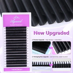 AGUUD 0.03 0.05 0.07 Super Matte Black Cashmere Eyelash Extension Individual False Russian Volume Lashes Mink for Professional