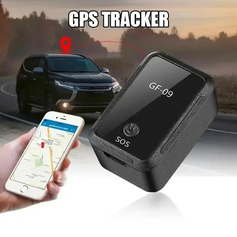 Rastreador Mini GPS GF09 2G, localizador de seguimiento antirrobo para vehículos en tiempo Real, dispositivo de seguimiento GPS en tiempo Real para coche