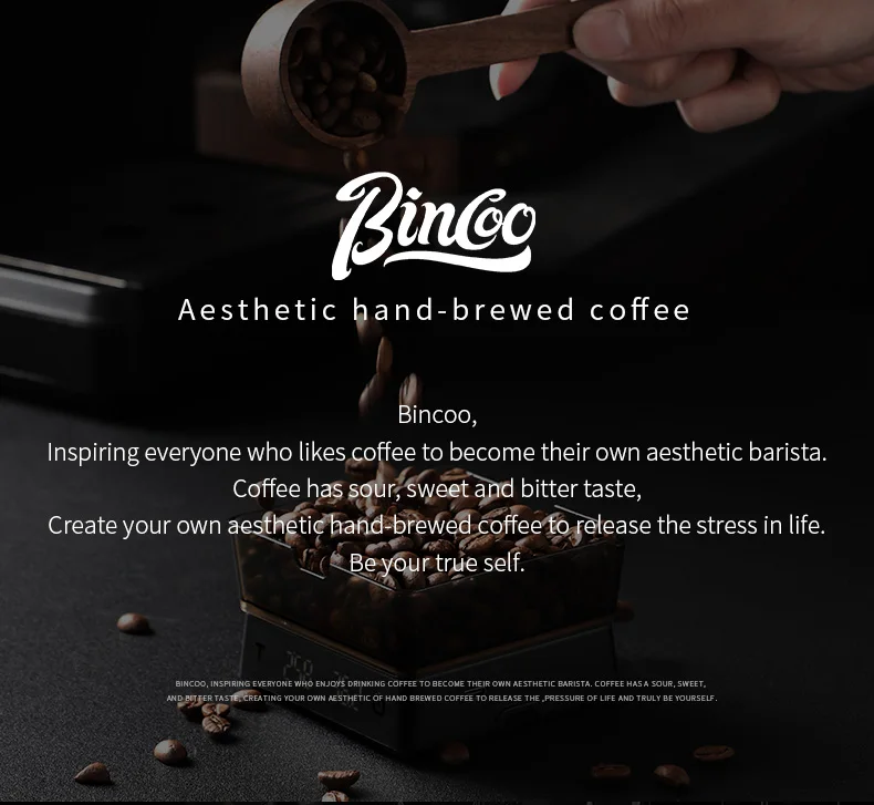 Bincoo electronic coffee scale Italian coffee bean weighing smart hand made mini professional coffee scale coffee equipment Hot